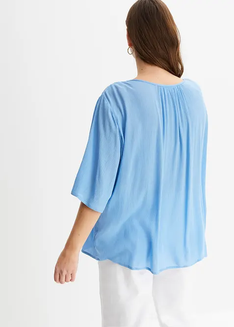 Crinkle tunika i myk viskose, bonprix