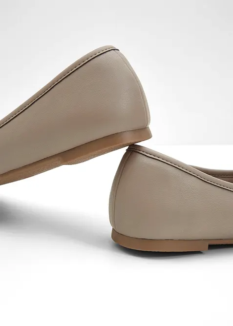 Komfort-ballerinasko i behagelig bredde, bonprix