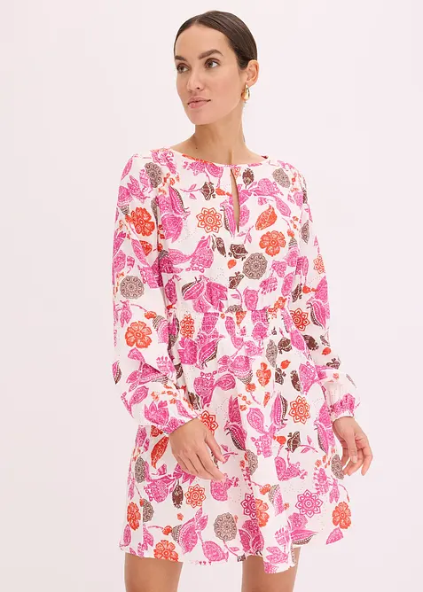 Minikjole av musselin, bonprix