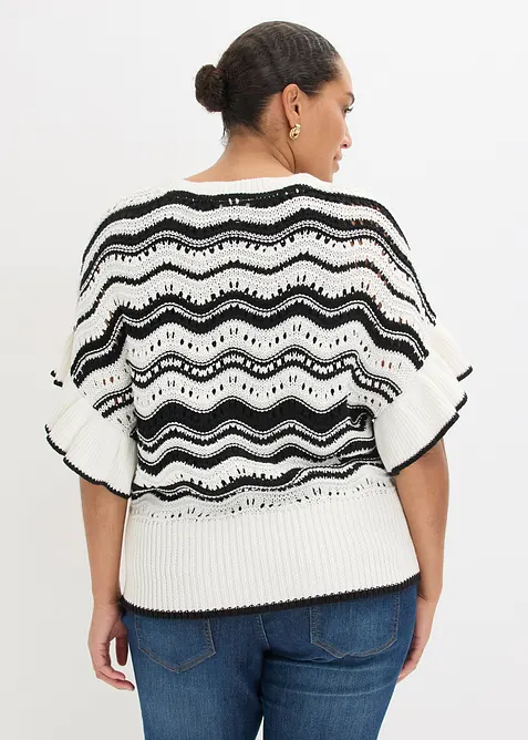 Strikket topp, bonprix