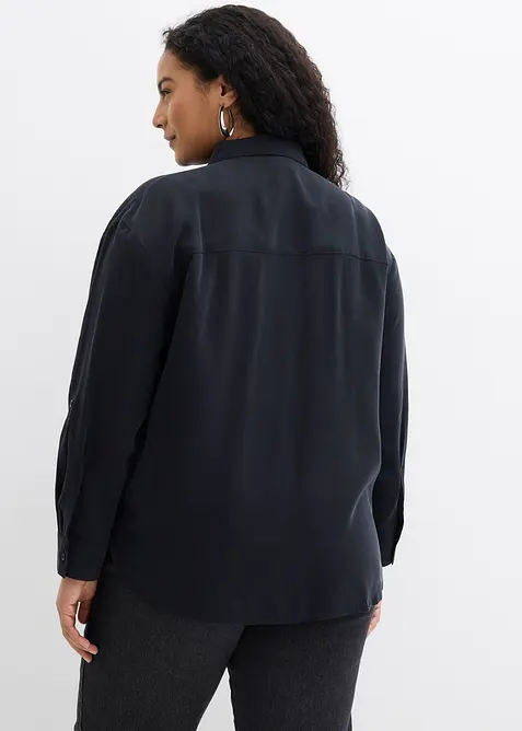 Bluse i lett viskosemiks, bonprix