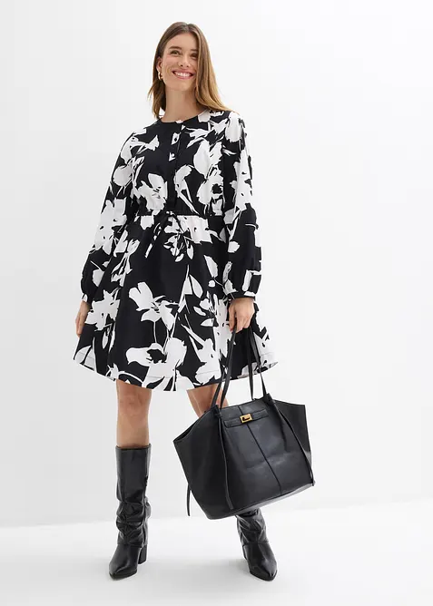 Tunikakjole i 100% bomull, bonprix