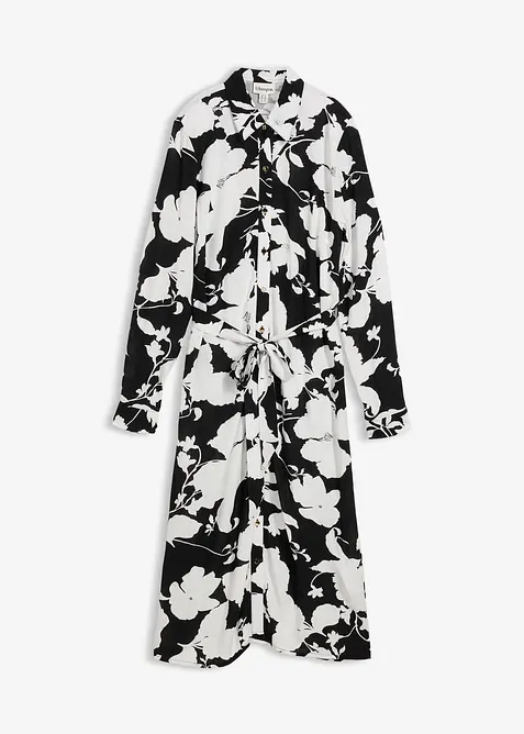 Skjortekjole i lett viskose, bonprix