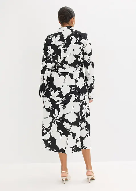 Skjortekjole i lett viskose, bonprix