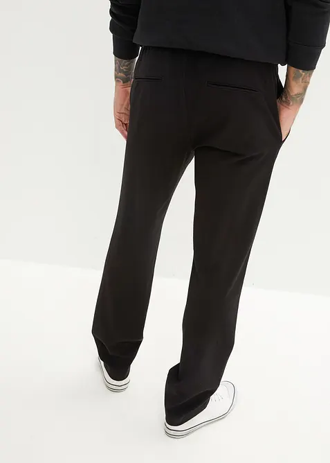 Relaxed Fit-pull on-bukse i chinos-modell med stretch, Straight, bonprix