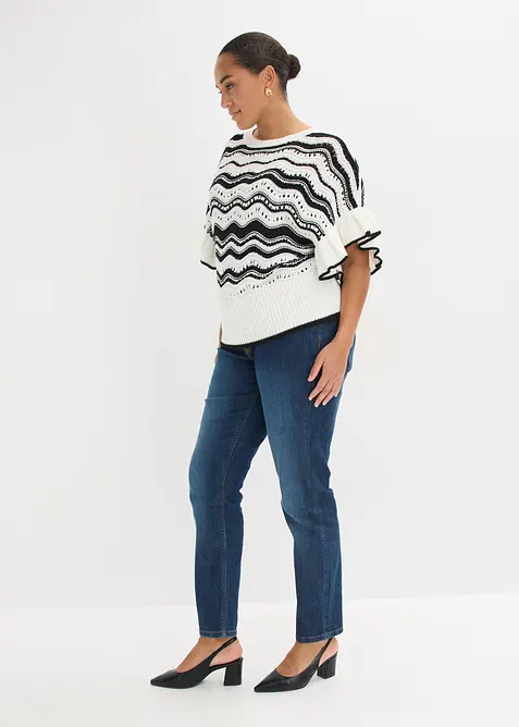 Strikket topp, bonprix