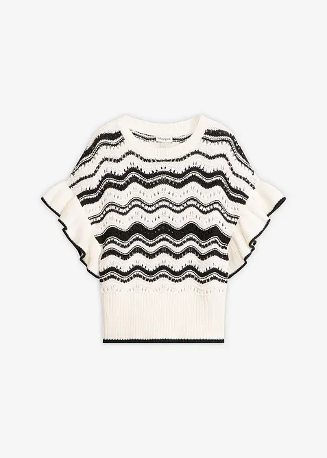 Strikket topp, bonprix