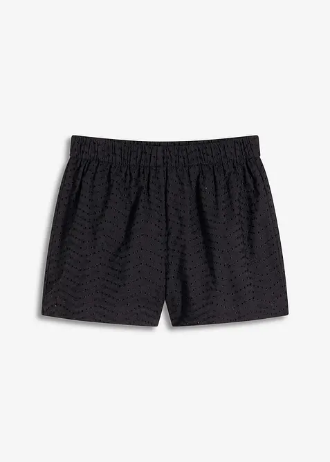 Shorts med hullbroderi, bonprix