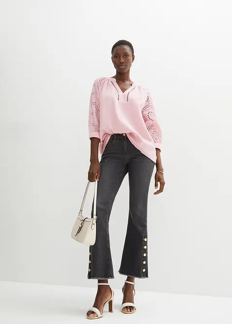 Tunika i luftig musselin, bonprix