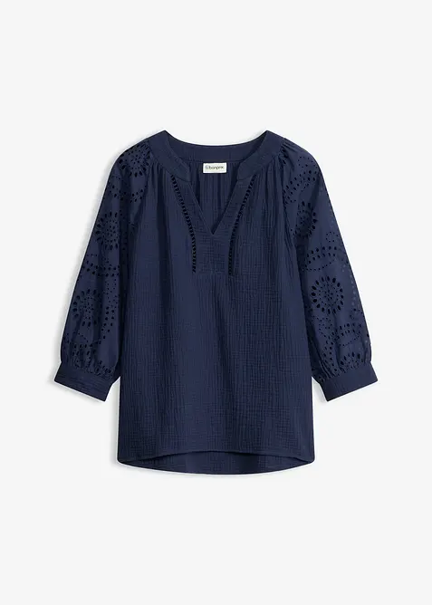 Tunika i luftig musselin, bonprix