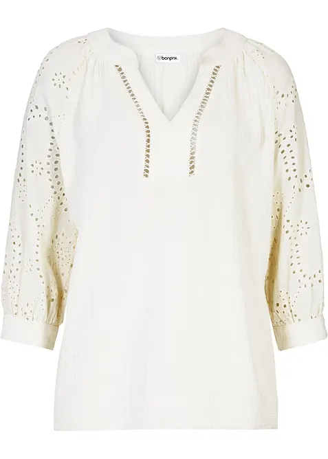 Tunika i luftig musselin, bonprix