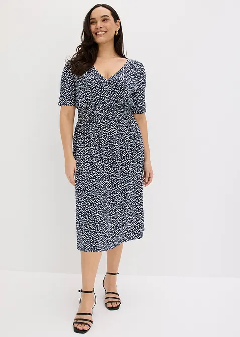 Jerseykjole i viskosemiks, bonprix