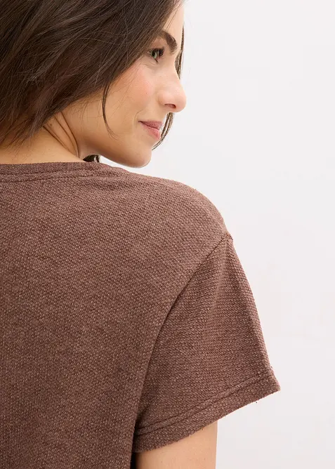 Kosedress i mykt, strukturert materiale, bonprix