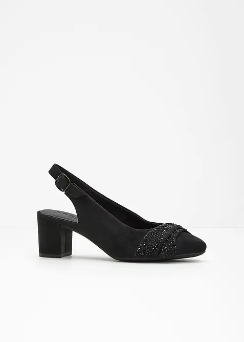 Slingbacks i behagelig bredde fra Jana, Jana