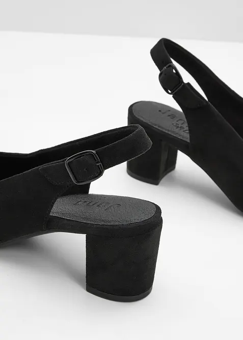 Slingbacks i behagelig bredde fra Jana, Jana