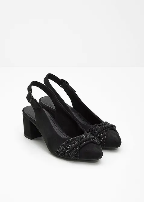Slingbacks i behagelig bredde fra Jana, Jana