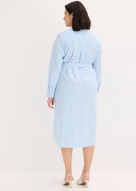 Skjortekjole i 100% bomull, bonprix