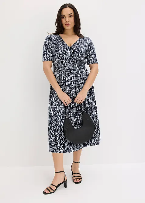 Jerseykjole i viskosemiks, bonprix