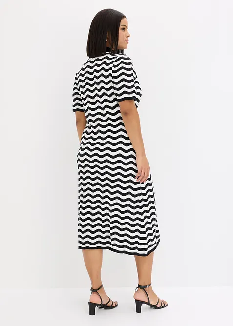 Strikket kjole i 100% bomull, bonprix