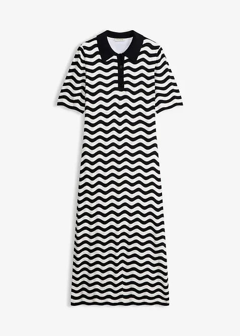 Strikket kjole i 100% bomull, bonprix