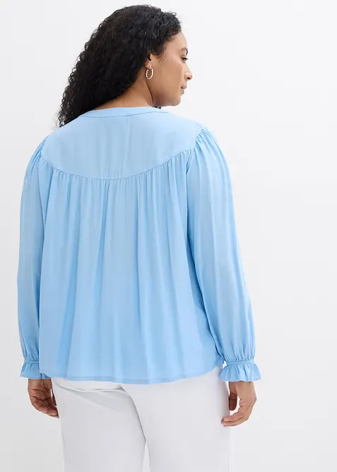 Prairie-bluse av lett viskose, bonprix