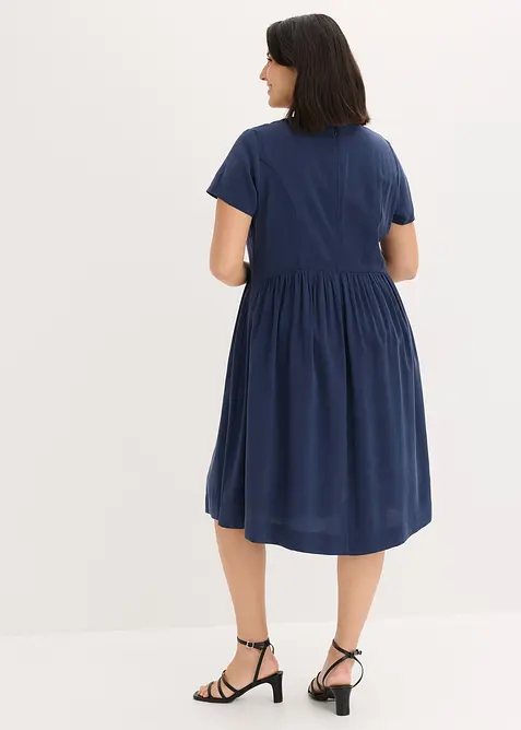 Kjole i lett viskosemiks, bonprix