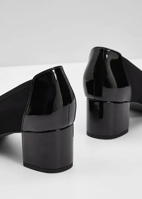 Pumps med blokkh&aelig;l, bonprix