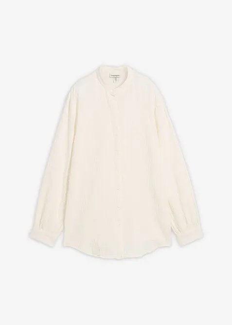 Lang bluse i luftig musselin, bonprix