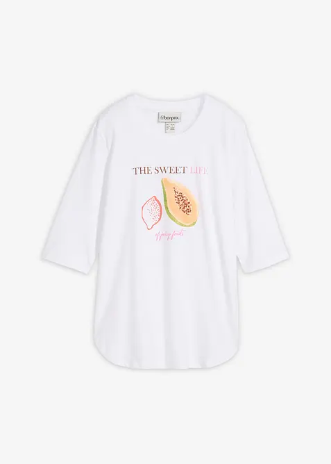 T-skjorte i 100% &oslash;kologisk bomull, bonprix