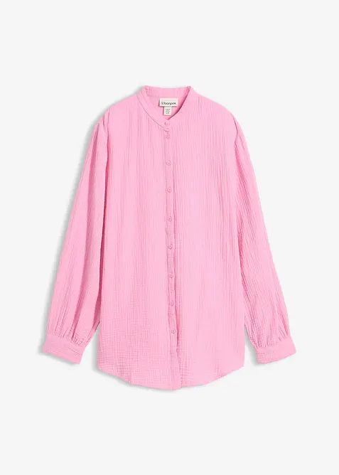 Lang bluse i luftig musselin, bonprix