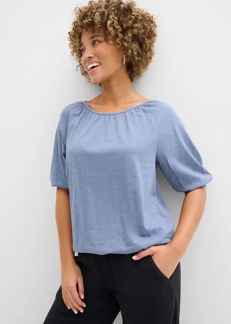 Topp i 100% &oslash;kologisk bomull, bonprix