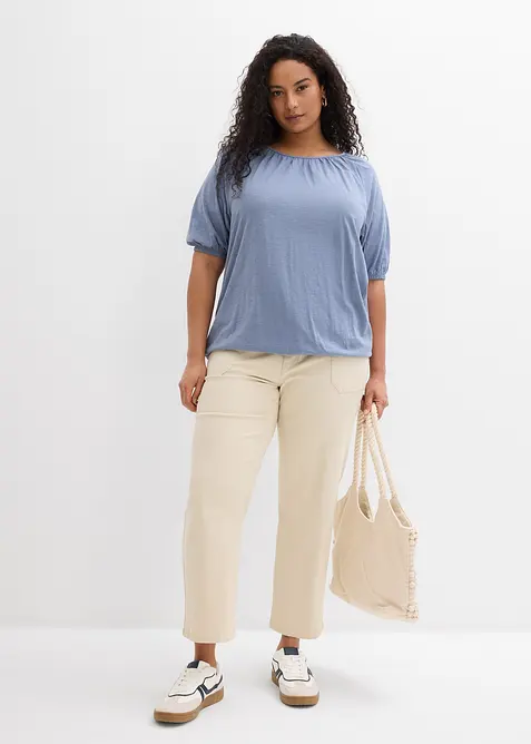 Topp i 100% &oslash;kologisk bomull, bonprix