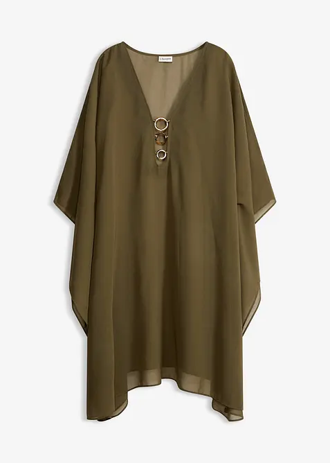 Strandtunika i lett chiffon, bonprix
