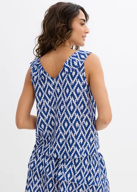 Blusetopp i lett viskose, bonprix