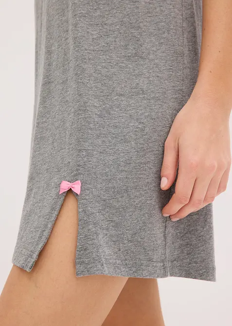 Kort nattskjorte i &oslash;kologisk bomull, bonprix