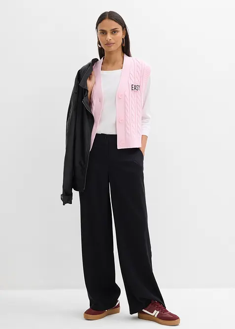 Vid strikkevest, bonprix