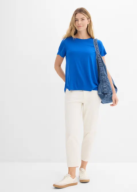 Lang topp i myk viskose, bonprix