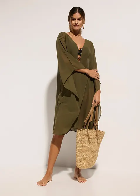 Strandtunika i lett chiffon, bonprix