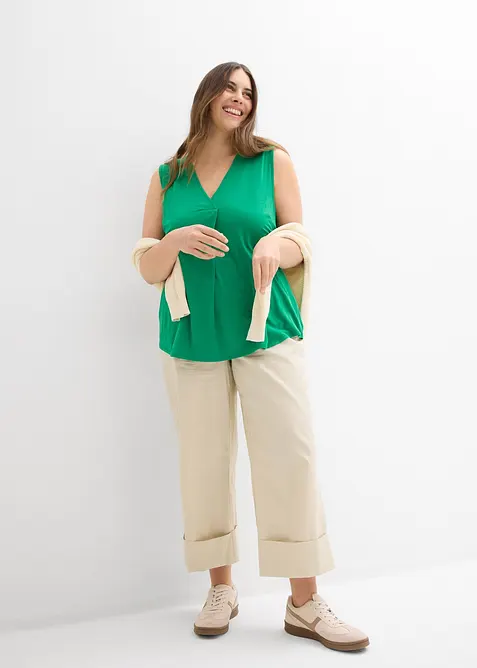 Topp i myk viskosemiks, bonprix