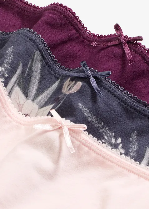 Truse med h&oslash;y midje (4-pack), bonprix