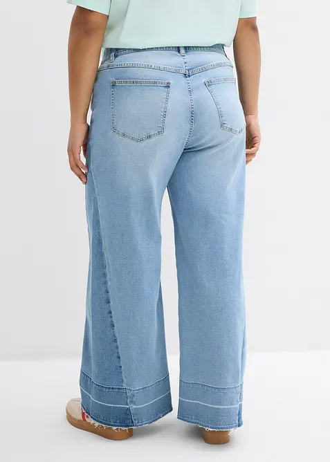 Wide Leg-jeans Mid Waist, bonprix