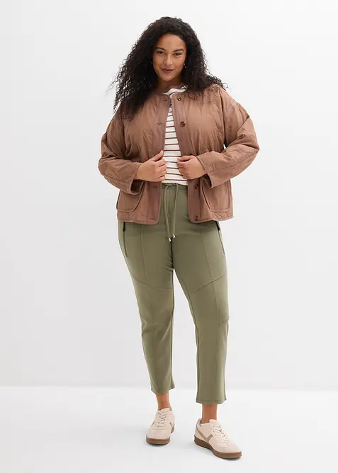 Slip on-bukse i behagelig Punto di Roma-materiale, bonprix