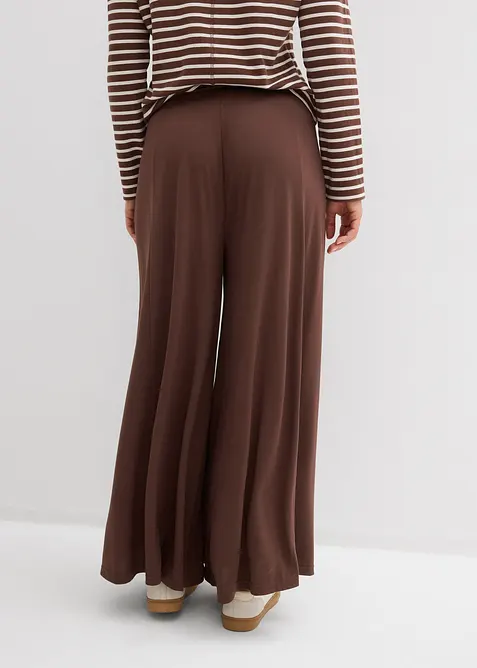 Culottes i jersey med vide ben, bonprix