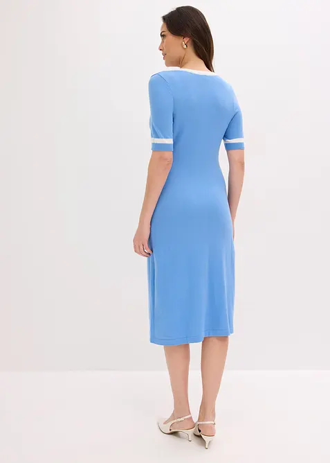 Strikkekjole med viskose, bonprix