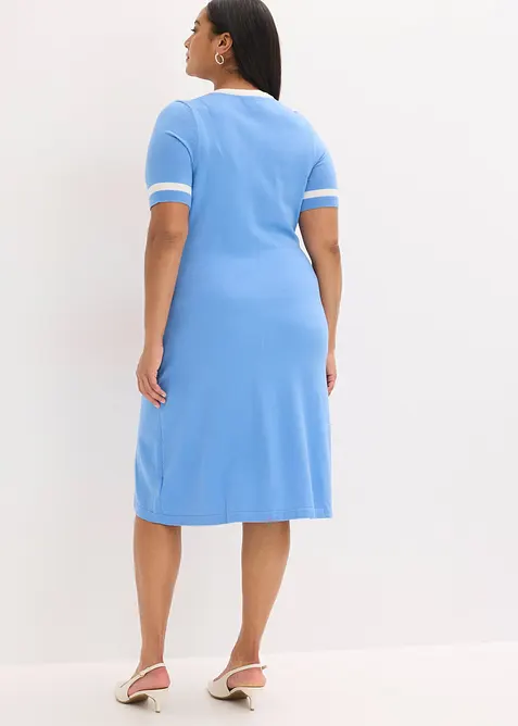 Strikkekjole med viskose, bonprix