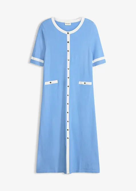 Strikkekjole med viskose, bonprix