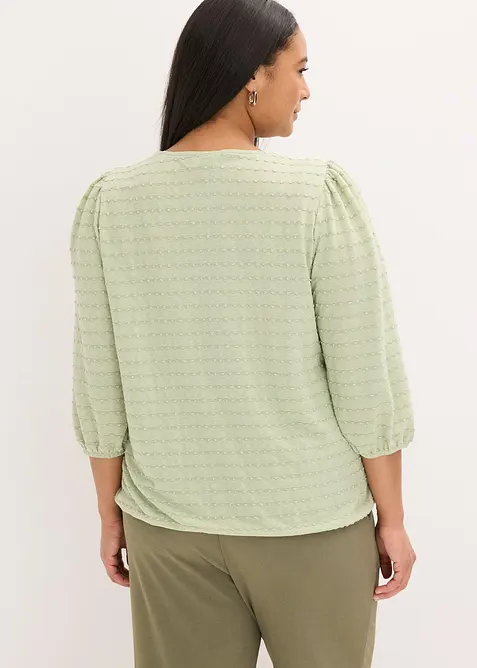 Trikot-tunika med strukturm&oslash;nster, bonprix