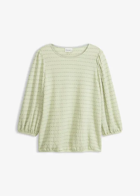 Trikot-tunika med strukturm&oslash;nster, bonprix