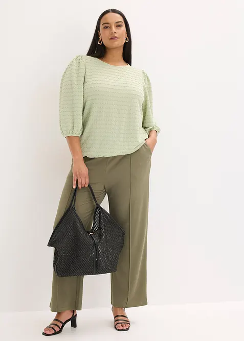 Trikot-tunika med strukturm&oslash;nster, bonprix