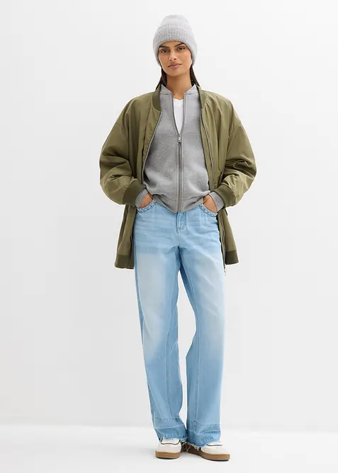 Bomberjakke med ballongermer, bonprix